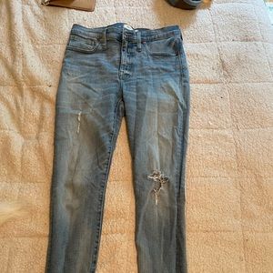 Madewell 8” high rise jeans